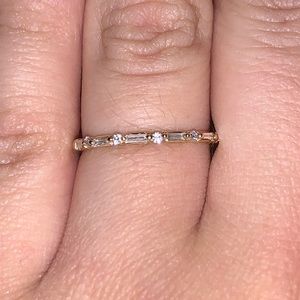 10K Baguette Diamond Band ✨